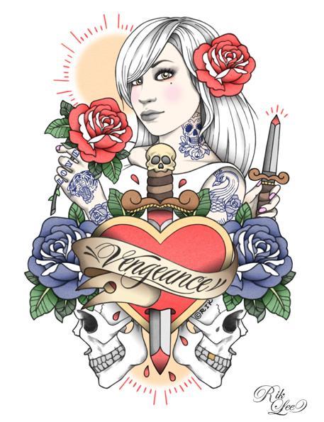 10 Rik-Lee_Tattoo Illustrations 30 Amazing Illustrations for Your Tattoo Ideas
