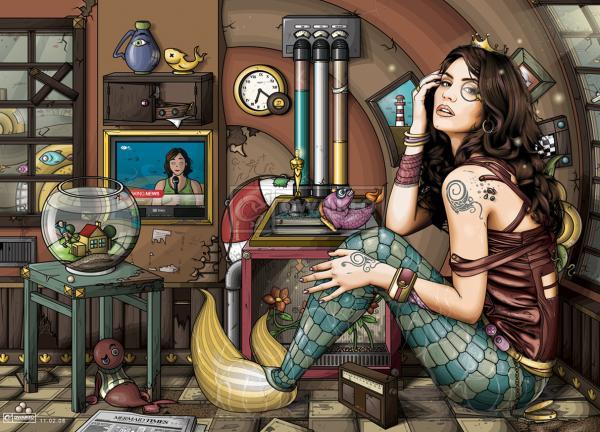 23 little_wonder_by_ahmed_alrefaie Tattoo Illustrations 30 Amazing Illustrations for Your Tattoo Ideas