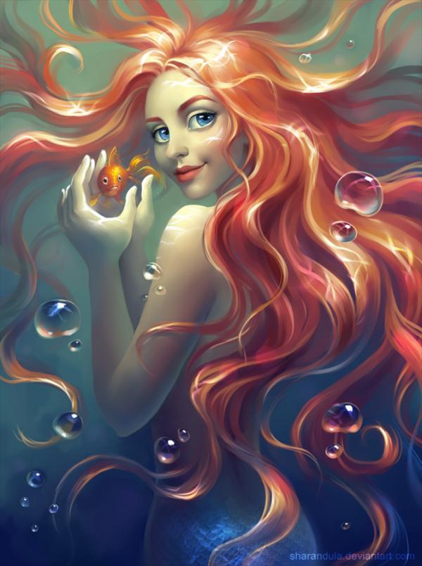 43 mermaid_2_by_elena_berezina600_804 50 Inspiring Examples of Water in Art