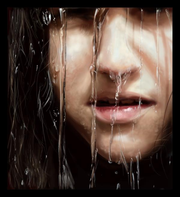 45 Water_Self_Portrait_Study_by_Foxbane 50 Inspiring Examples of Water in Art