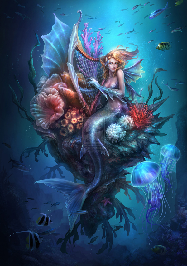 30 Mind Blowing Examples of Mermaid Art