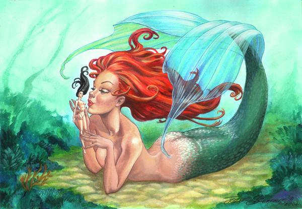 30 Mind Blowing Examples of Mermaid Art