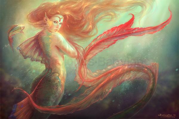 30 Mind Blowing Examples of Mermaid Art