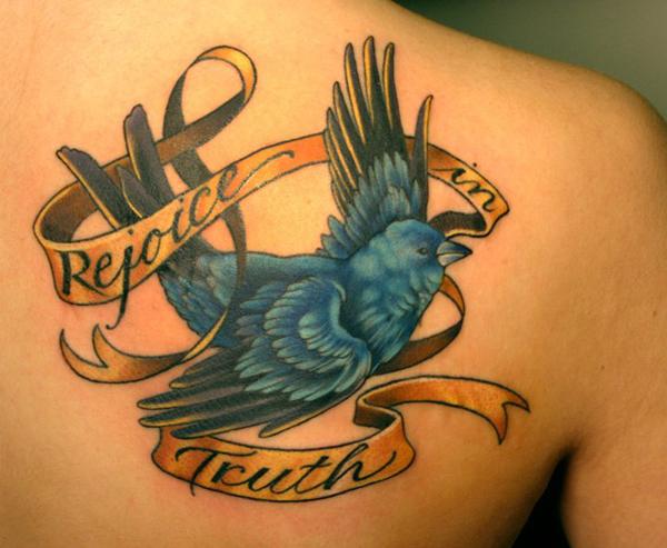 29 bird tattoo 110 Lovely Bird Tattoo Designs