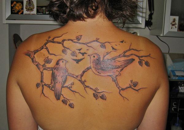 16 bird tattoo 110 Lovely Bird Tattoo Designs