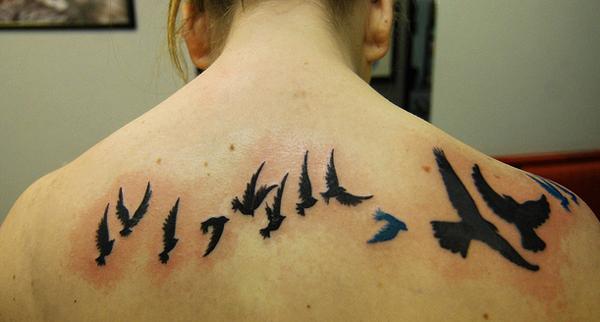 14 bird tattoo 110 Lovely Bird Tattoo Designs