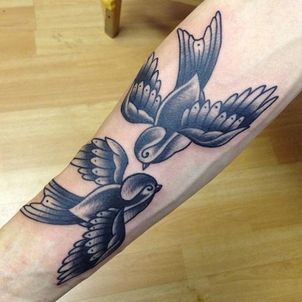 3 bird tattoo 110 Lovely Bird Tattoo Designs