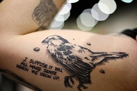 41 bird tattoo 110 Lovely Bird Tattoo Designs