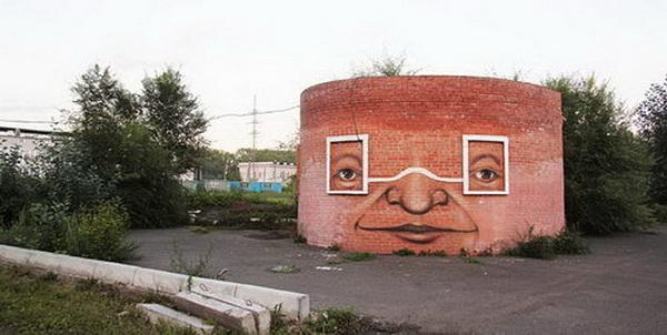 The Living Wall - Street Art by Nikita Nomerz
