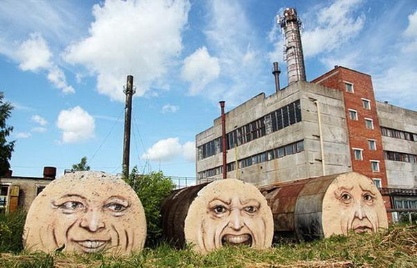 The Living Wall - Street Art by Nikita Nomerz