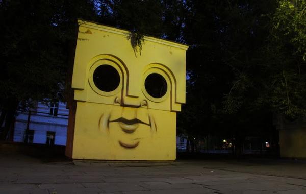 The Living Wall - Street Art by Nikita Nomerz