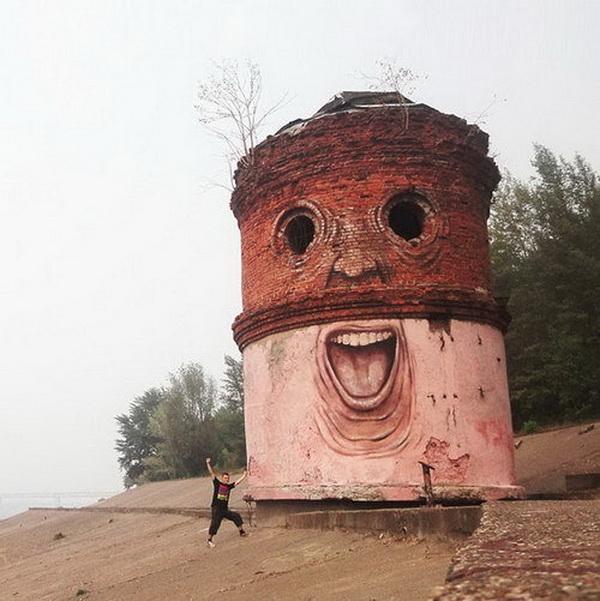 The Living Wall - Street Art by Nikita Nomerz