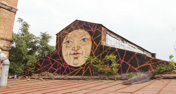 The Living Wall - Street Art by Nikita Nomerz