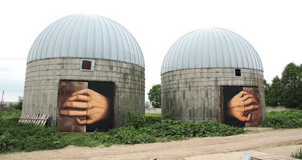 The Living Wall - Street Art by Nikita Nomerz