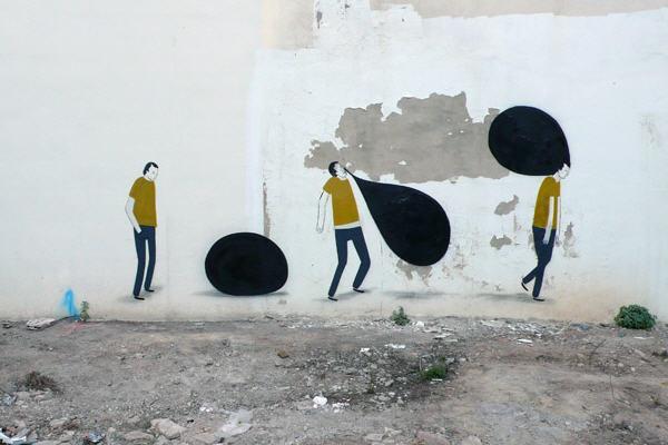 Mural Paintings by Escif