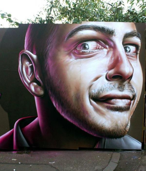 Realistic Street Art by Smug