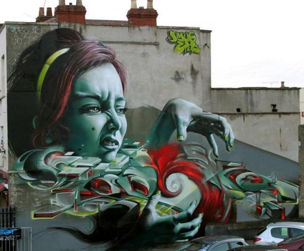 Realistic Street Art by Smug