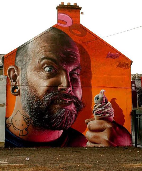 Realistic Street Art by Smug