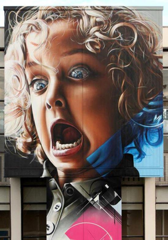 Realistic Street Art by Smug