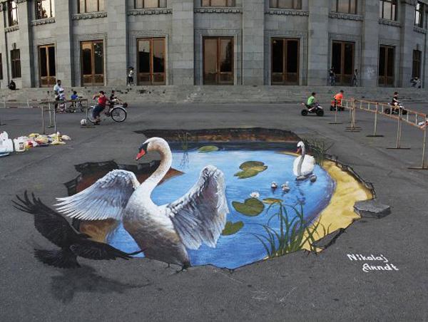 30 Examples of 3D Street Art