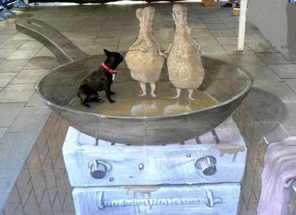 30 Examples of 3D Street Art