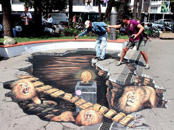 30 Examples of 3D Street Art