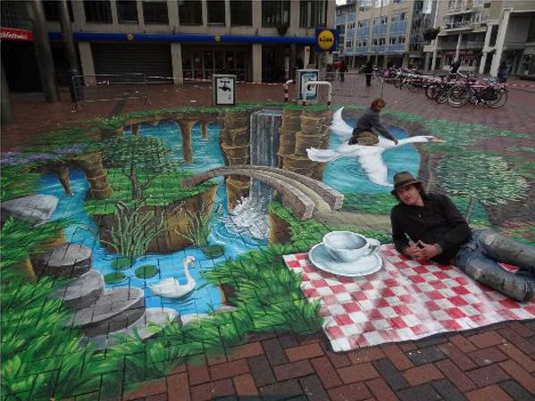 30 Examples of 3D Street Art