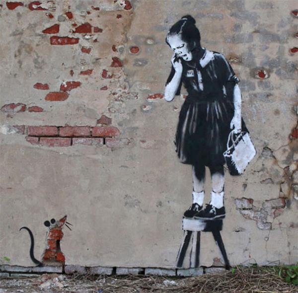30 Pieces of Banksy Street Art