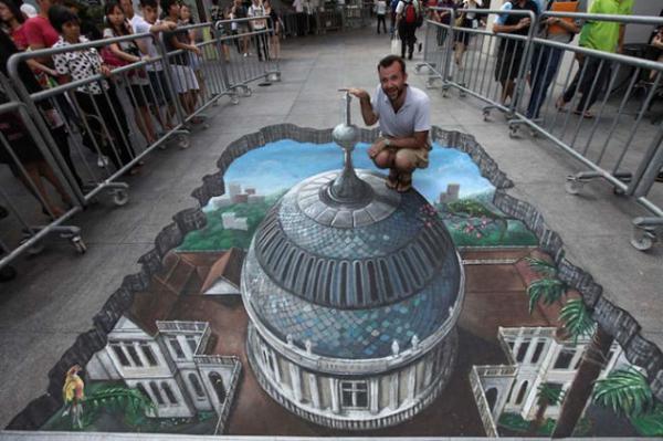 25 Realistic Street Art by 3D Joe and Max