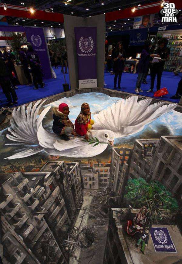 25 Realistic Street Art by 3D Joe and Max