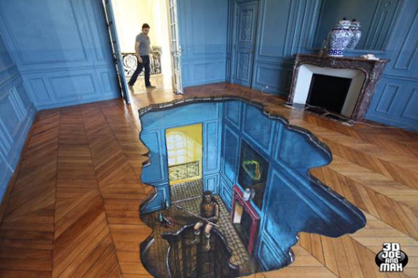 25 Realistic Street Art by 3D Joe and Max