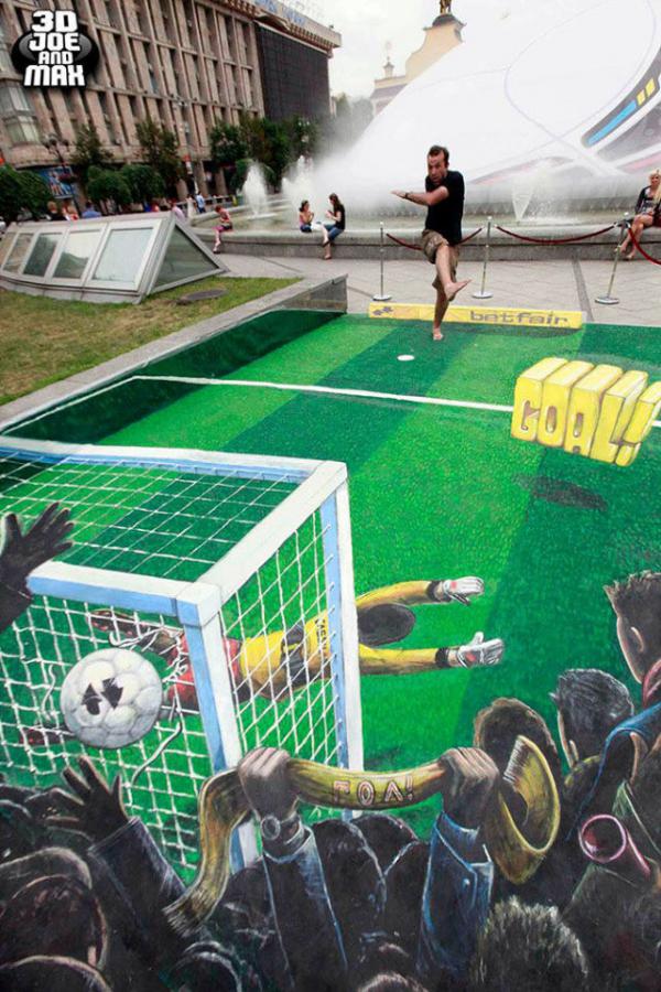 25 Realistic Street Art by 3D Joe and Max