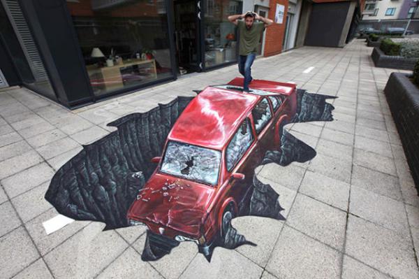 25 Realistic Street Art by 3D Joe and Max