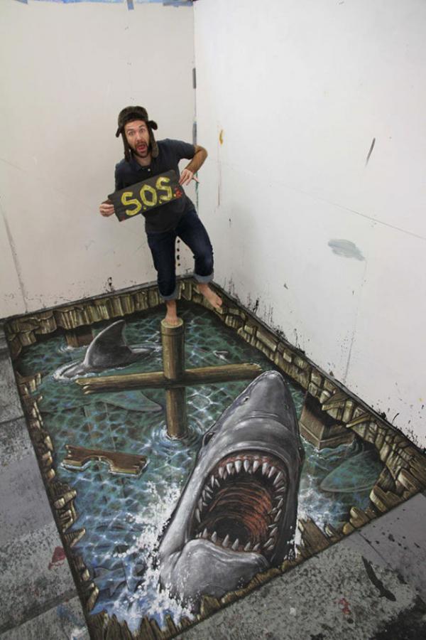 25 Realistic Street Art by 3D Joe and Max