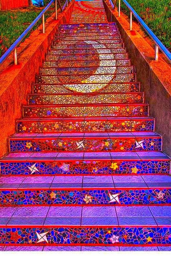 30 Beautiful Street Artworks on Stairs