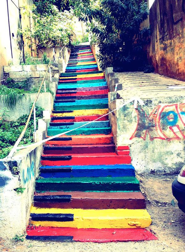 30 Beautiful Street Artworks on Stairs
