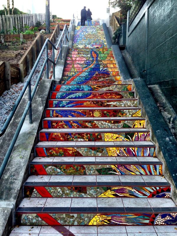 30 Beautiful Street Artworks on Stairs
