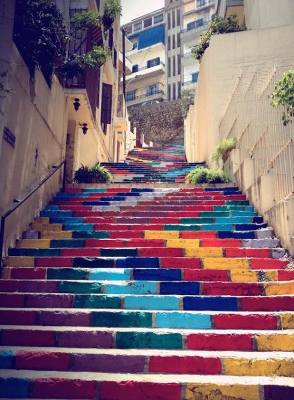 30 Beautiful Street Artworks on Stairs