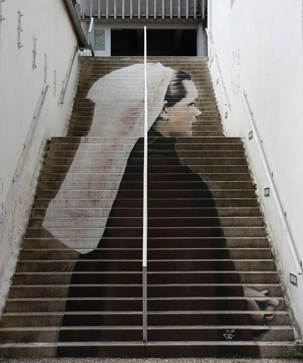 30 Beautiful Street Artworks on Stairs