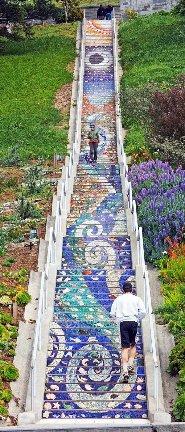 30 Beautiful Street Artworks on Stairs