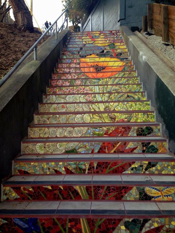 30 Beautiful Street Artworks on Stairs