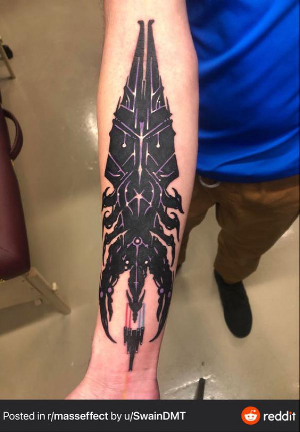 Mass Effect Tattoos: A Galactic Journey on Your Skin