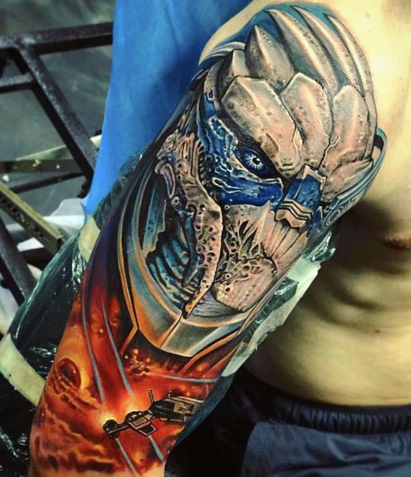 Mass Effect Tattoos: A Galactic Journey on Your Skin