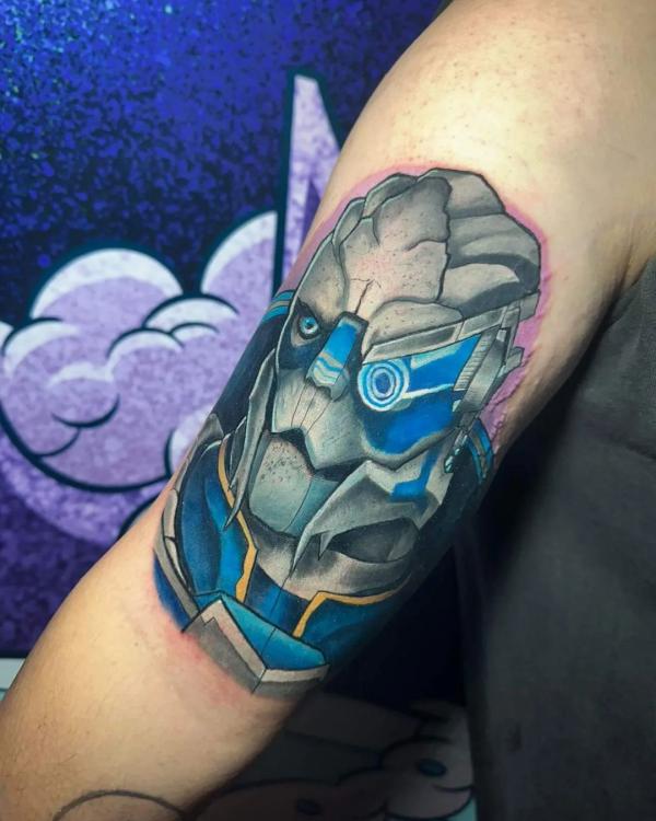 Mass Effect Tattoos: A Galactic Journey on Your Skin