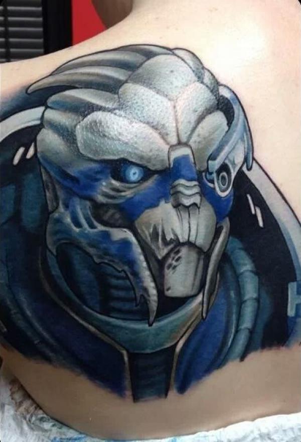 Mass Effect Tattoos: A Galactic Journey on Your Skin