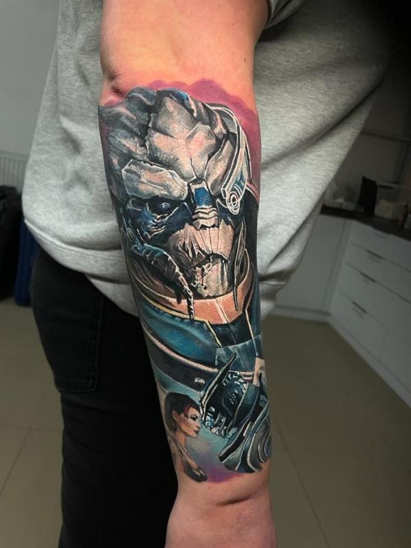 Mass Effect Tattoos: A Galactic Journey on Your Skin
