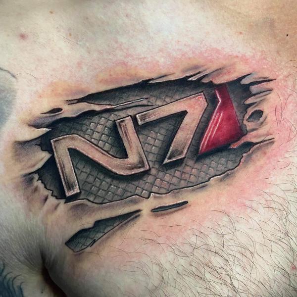 Mass Effect Tattoos: A Galactic Journey on Your Skin