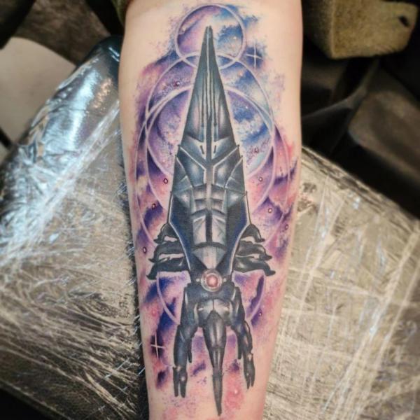 Mass Effect Tattoos: A Galactic Journey on Your Skin