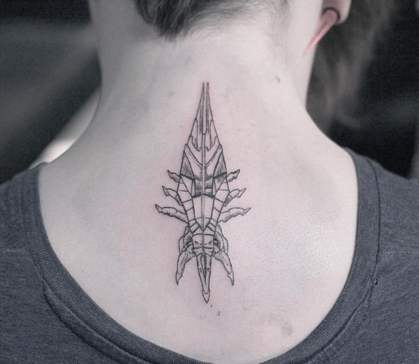 Mass Effect Tattoos: A Galactic Journey on Your Skin