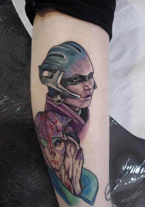 Mass Effect Tattoos: A Galactic Journey on Your Skin